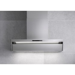 Berbel BKH 90 FO acier inox circuit fermé a.charbon actif, Hotte oblique Formline (4011581-200)