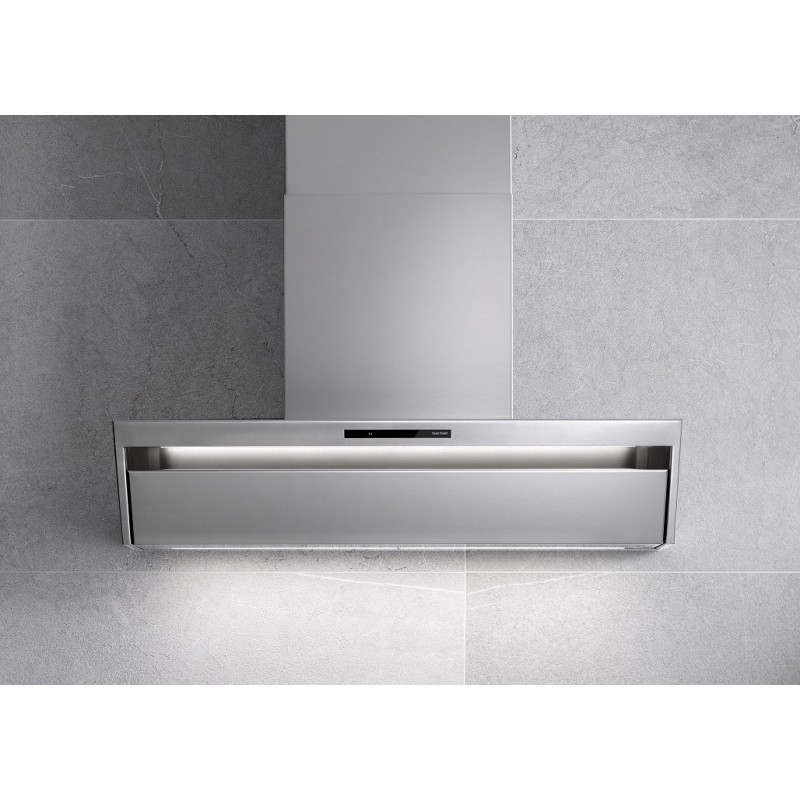 Berbel BKH 90 FO acier inox circuit fermé a.charbon actif, Hotte oblique Formline (4011581-200)