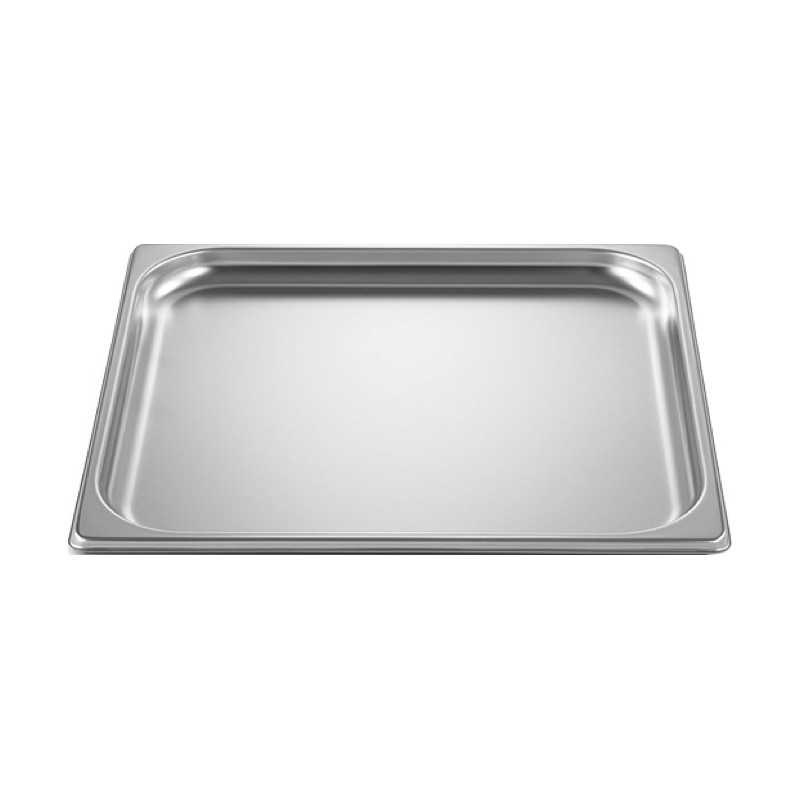 V-ZUG Plaque en acier inox sans trous 2/3 GN, Hauteur 20 mm (K42362)