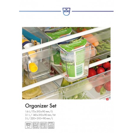 V-ZUG Set d'accessoires de rangement pour réfrigérateur