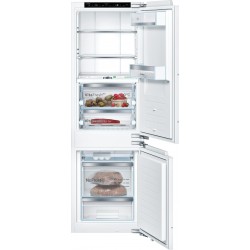 Bosch KIF86PFE0, Série 8, Combinaison réfrigérateur-congélateur encastrable, 177.2 x 55.8 cm, charnières plates, droite