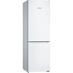 Bosch KGN36NWEA, Série 2, Combinaison réfrigérateur-congélateur pose libre, 186 x 60 cm, Blanc