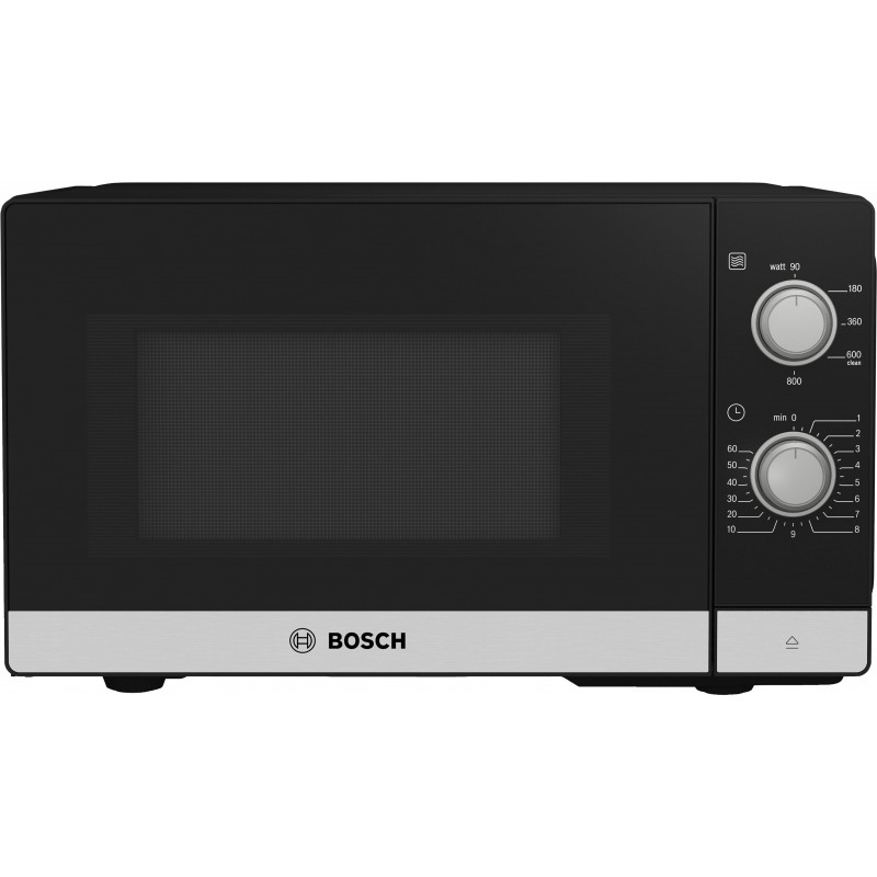 Bosch FFL020MS2C, Série 2, Four à micro-ondes pose libre, 44 x 26 cm, Acien inoxydable