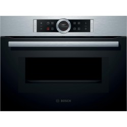 Bosch CMG633BS1, Série 8, Four compact encastrable avec fonction micro-ondes, 60 x 45 cm, Acien inoxydable