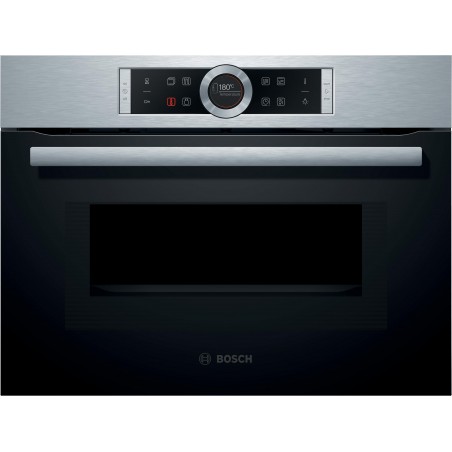 Bosch CMG633BS1, Série 8, Four compact encastrable avec fonction micro-ondes, 60 x 45 cm, Acien inoxydable