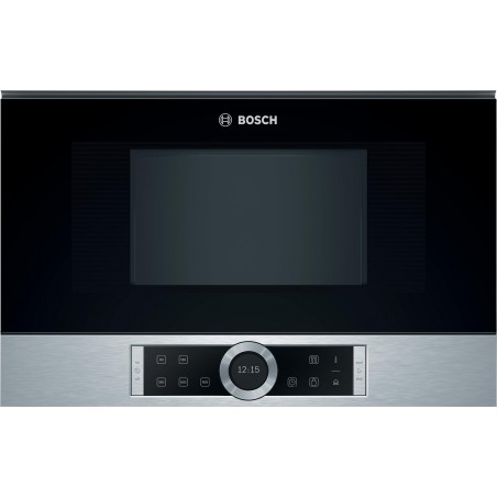 Bosch BFL634GS1, Série 8, Micro-ondes encastrable, 60 x 38 cm, Acien inoxydable