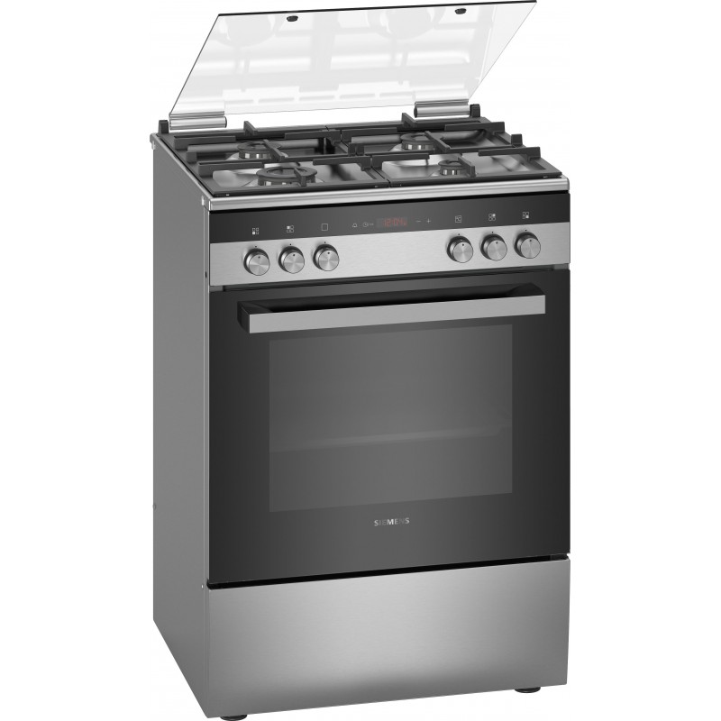 Siemens HX9R3AE50, iQ300, Cuisinière électrique indépendante à gaz, inox