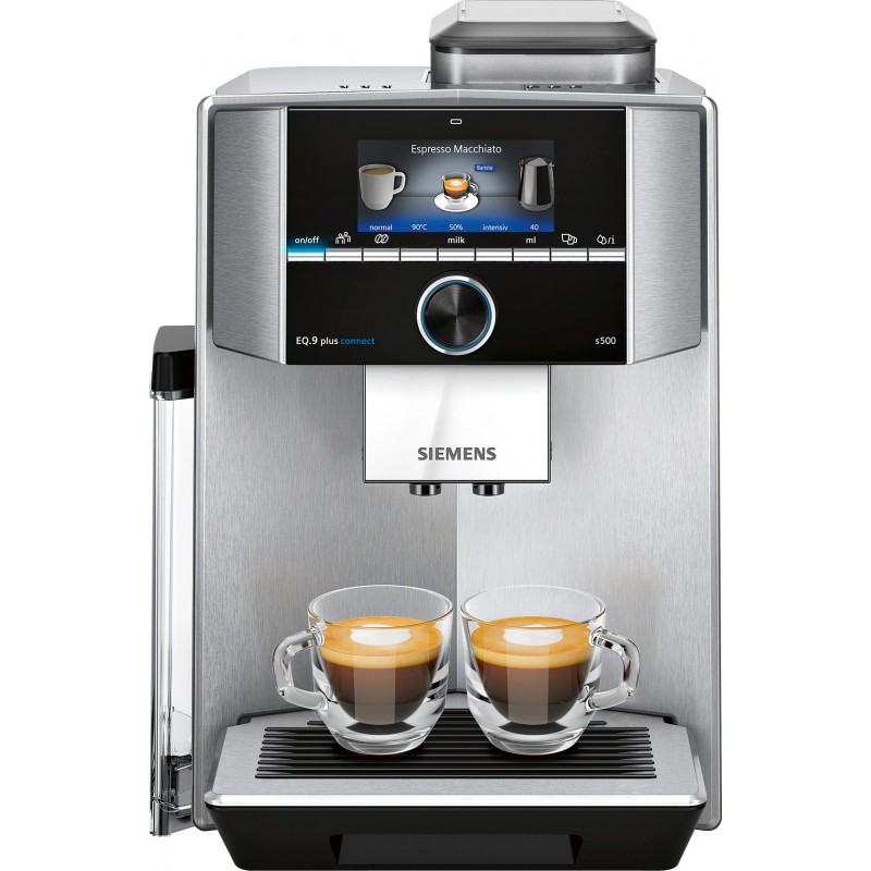 Siemens TI9558X1DE Machines à café automatiques EQ.9 plus connect s500 Acier inox