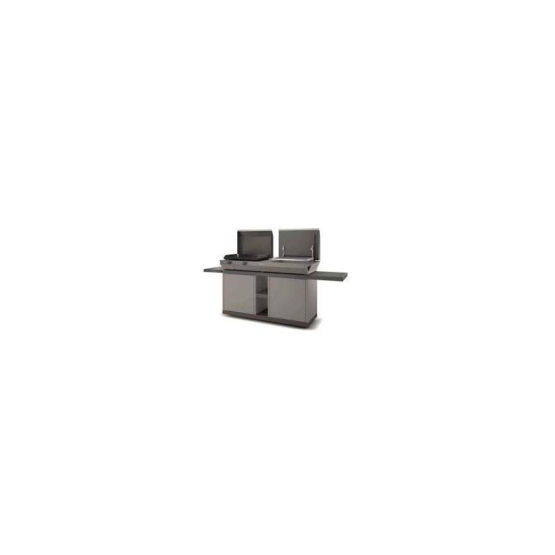 Forge Adour Table roulante acier fermé noir et gris pour combi 403892 (TRAFCO NG)