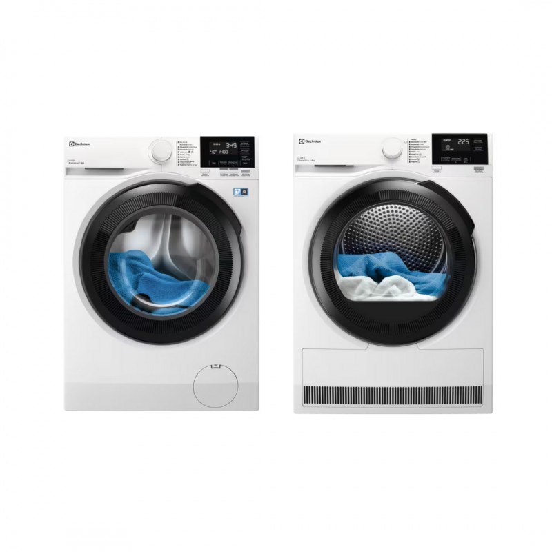 Electrolux Set de lavage : Lave-linge WAL5E500 (914913157) + Sèche-linge TWL5E500 (916099836)