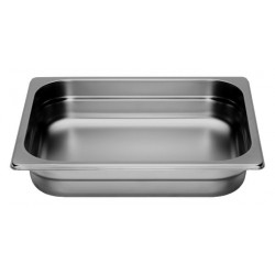 V-ZUG Bac de cuisson en acier inox, non perforé, 1/2 GN, hauteur 65 mm (K50320)