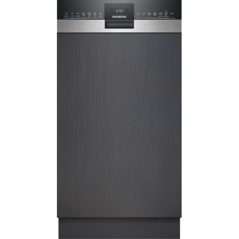 Siemens SR55ZS10ME, iQ500 Lave-vaisselle à profil bas 45 cm en acier inoxydable, Séchage Zeolith