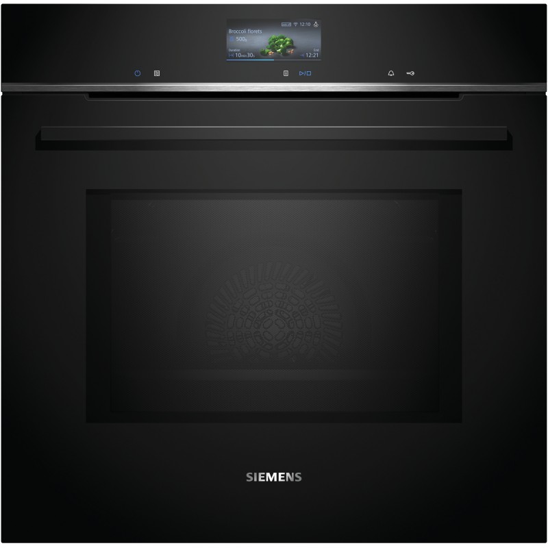 Siemens HM776G1B1C, iQ700, Four encastrable avec fonction micro-ondes, 60 x 60 cm, Noir