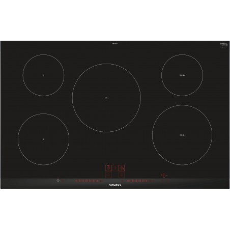 Siemens EH875LVC1E, iQ100, Table de cuisson à induction, 80 cm, noir