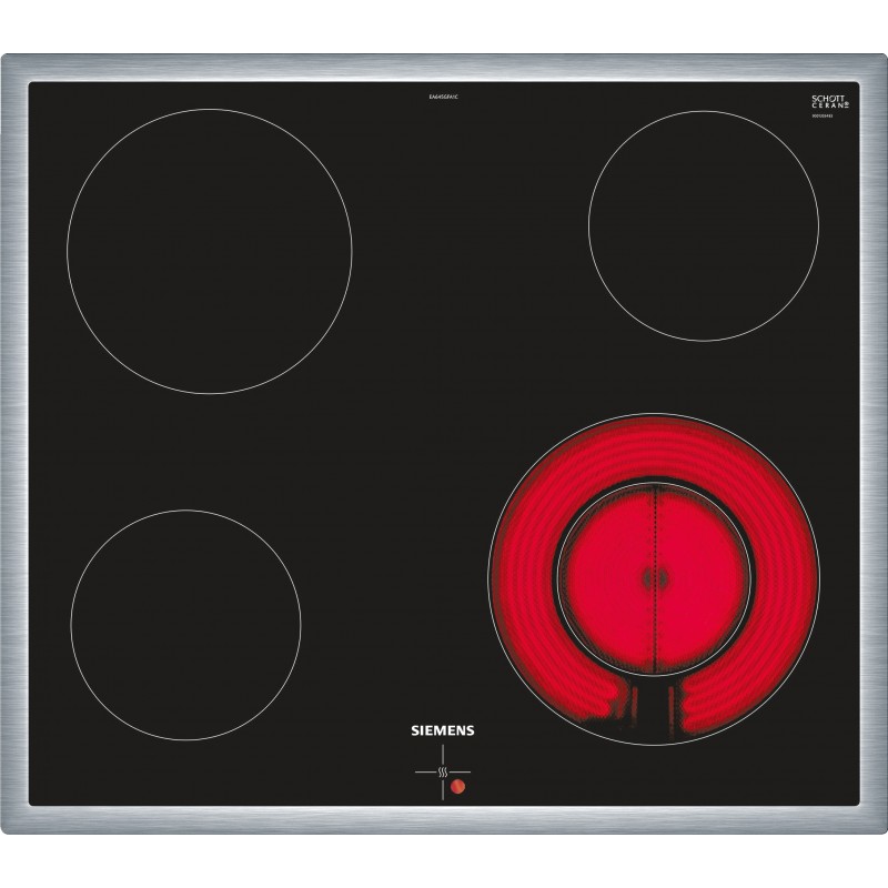 Siemens EA645GFA1C, iQ300, Table de cuisson électrique, 60 cm, Plaque de cuisson à commande électrique