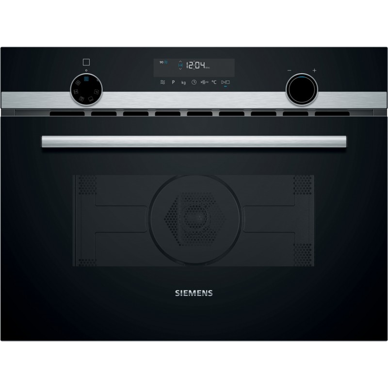 Siemens CM585AGS0, iQ500, Four combine micro-ondes avec hot air, 60 x 45 cm, Acier inox