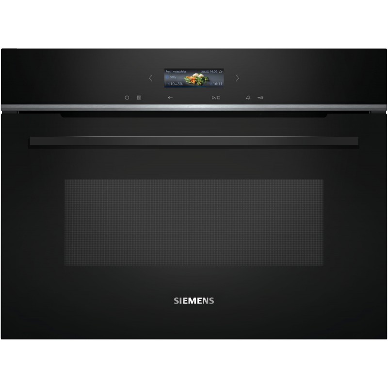 Siemens CE732GXB1, iQ700, Micro-ondes encastrable, Noir