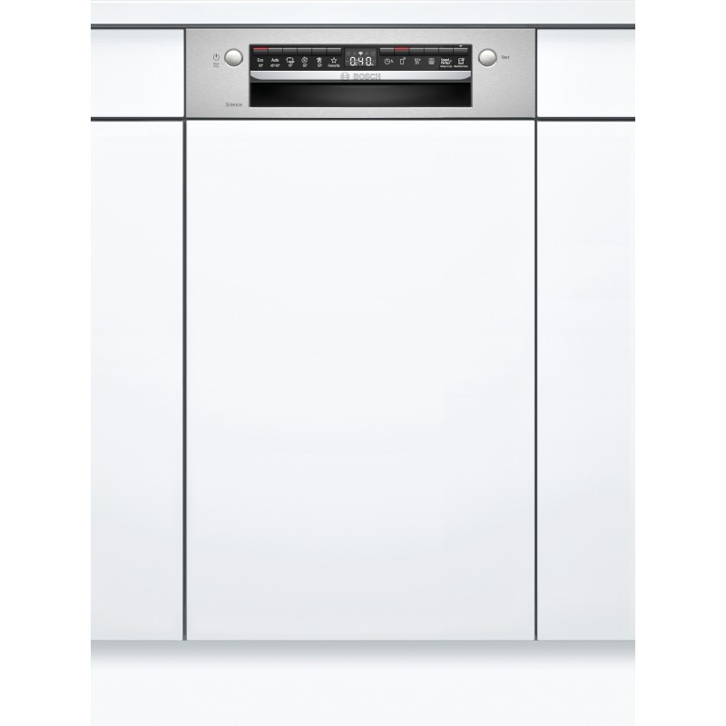 Bosch SPI4HKS53E, Série 4, Lave vaisselle intégrable, 45 cm, Inox