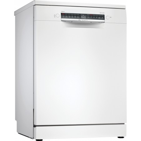 Bosch SMS4HKW02E, Série 4, Lave-vaisselle pose libre, 60 cm, Blanc