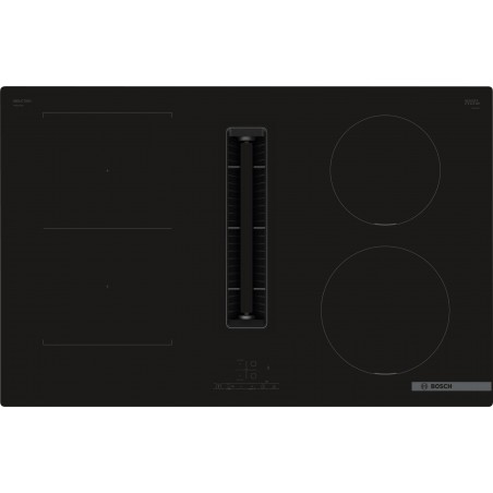 Bosch PVS811B16E, Série 4, Table de cuisson induction avec hotte aspirante intégrée, 80 cm, sans cadre