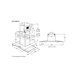 Electrolux WHGL9041CN, Hotte design murale