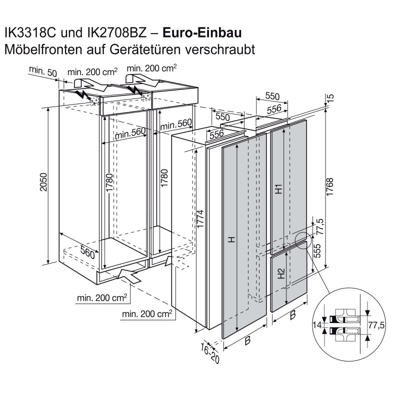 Electrolux IK3318CAL, Réfrigérateur