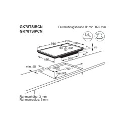 Electrolux GK78TSIPCN, Plan de cuisson à induction