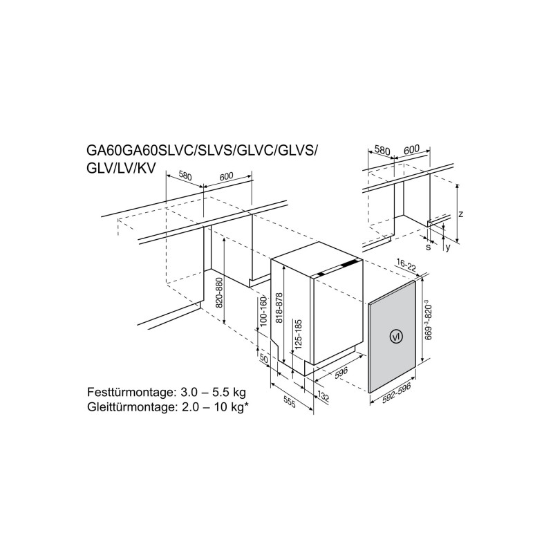 Electrolux GA60GLV, Lave-vaisselle