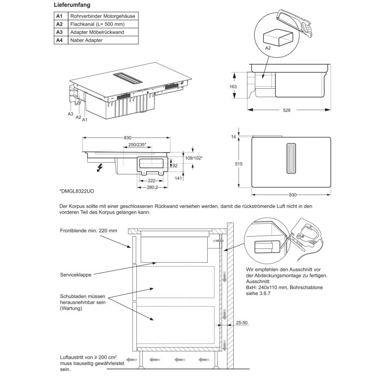 Electrolux DMSL8350UO, ComboFlex à air pulsé