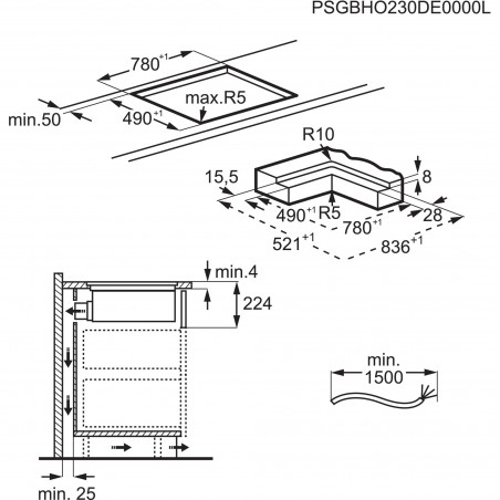 Electrolux DMSL8350UO, ComboFlex à air pulsé