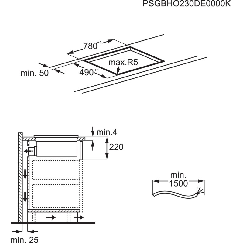 Electrolux DMSL8335UO, ComboFlex à air pulsé