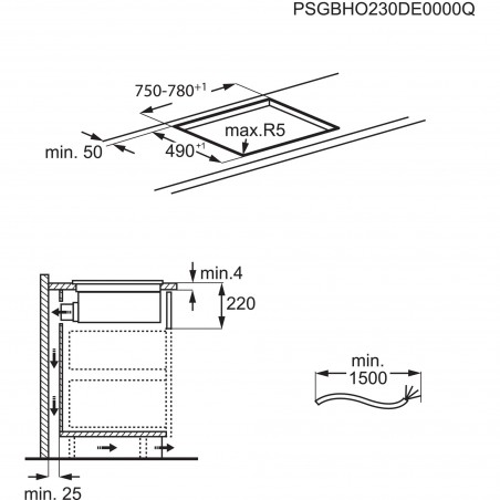 Electrolux DMGL8322UO, ComboHob