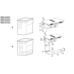 Electrolux DMGL8312AO, ComboBridge Easy Air d'évacuation