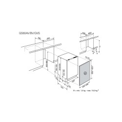 AEG GS60AV, Lave-vaisselle