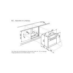 AEG BOGEM, Four encastrable