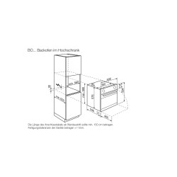 AEG BOAB, Four encastrable