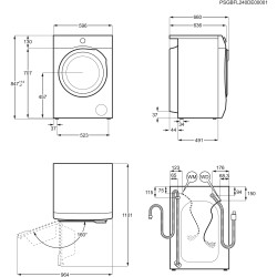 AEG AWF9410, Lave-linge