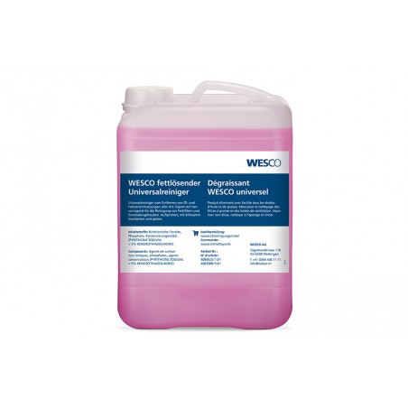 Wesco Dégraissant WESCO, Flacon de recharge 5 litres (4003988)