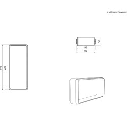 Electrolux M2CKCF06 Prise de courant (220x90), forme rectangulaire (adapté à DMSL8350UO