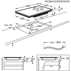 Electrolux GK69TSIBCN, Plan de cuisson à induction