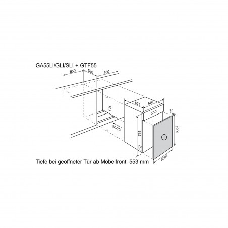 Electrolux GA55SLISP, Lave-vaisselle