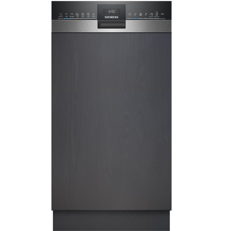 Siemens SR53HS74KE, iQ300, Lave-vaisselle semi-intégré, 45 cm, acier inoxydable