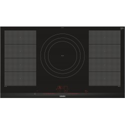 Siemens EX975LVV1E, iQ700, Table de cuisson à induction, 90 cm, noir