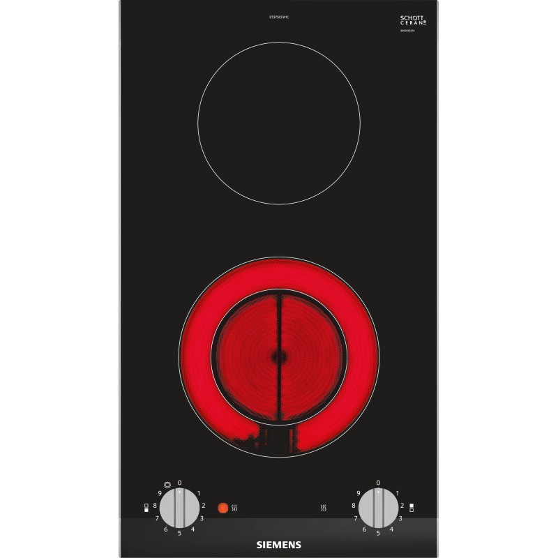 Siemens ET375CFA1C, iQ300, Domino Table de cuisson électrique autarcique, 30 cm
