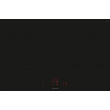 Siemens EH801HVB1E, iQ100, Table de cuisson à induction, 80 cm, noir