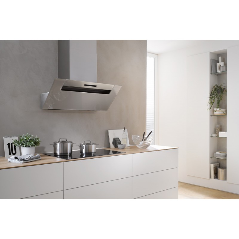 Berbel BKH 60 EG-2 argent métalisé circuit fermé, Hotte oblique Ergoline (4011572-200)