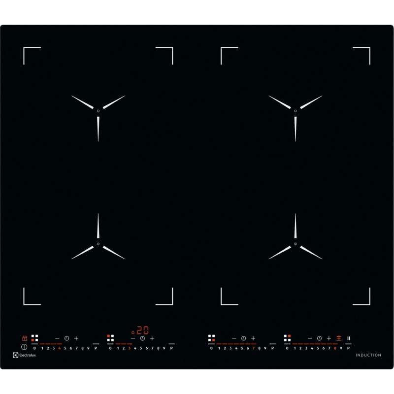 Electrolux GK58TSILO, Plan de cuisson à induction