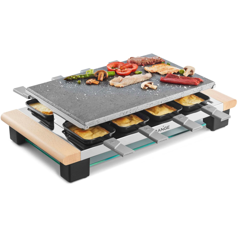 Set raclette LAGRANGE, 8 personnes + pierre