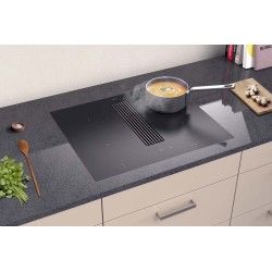 Wesco WKA 60 Piana Mini évacuation, Plan de cuisson aspirant noir mat évacuation (4013958-010)