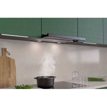 Wesco EVM 216-55 noir, évacuation, hotte encastrable évacuation (4013640-000)